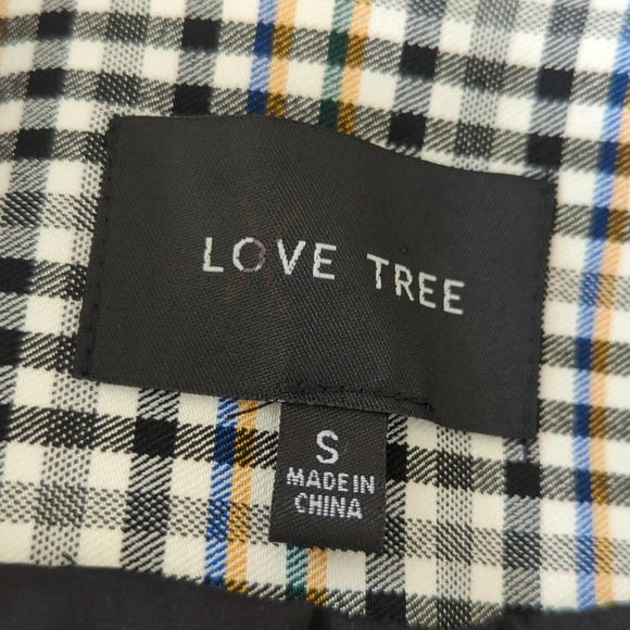 Love Tree Black Plaid Blazer - Picture 8 of 9
